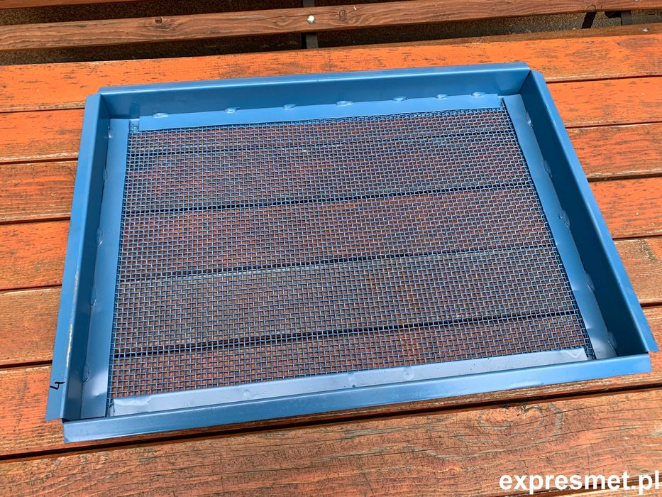 PL Sito budowlane z ramą OCZKO 4 mm przesiewacz do piasku żwiru kamien