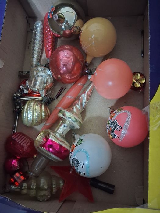 Старые елочные игрушки