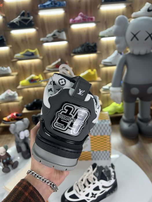 Кросівки снікерси Louis Vuitton LV Skate Trainers Grey / White