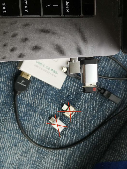 перехідник miniUSB5A - usb  , адаптер minidp hdmi microusb mini USB5A