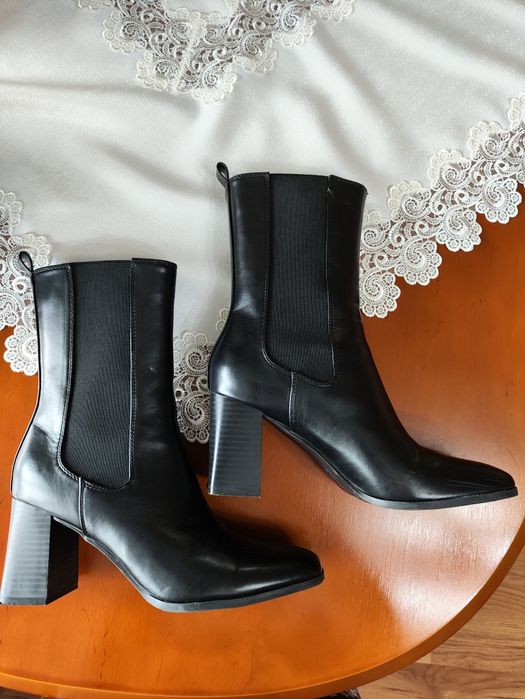 Botki Chelsea marki Primark roz.39 obcas 7,5 cm