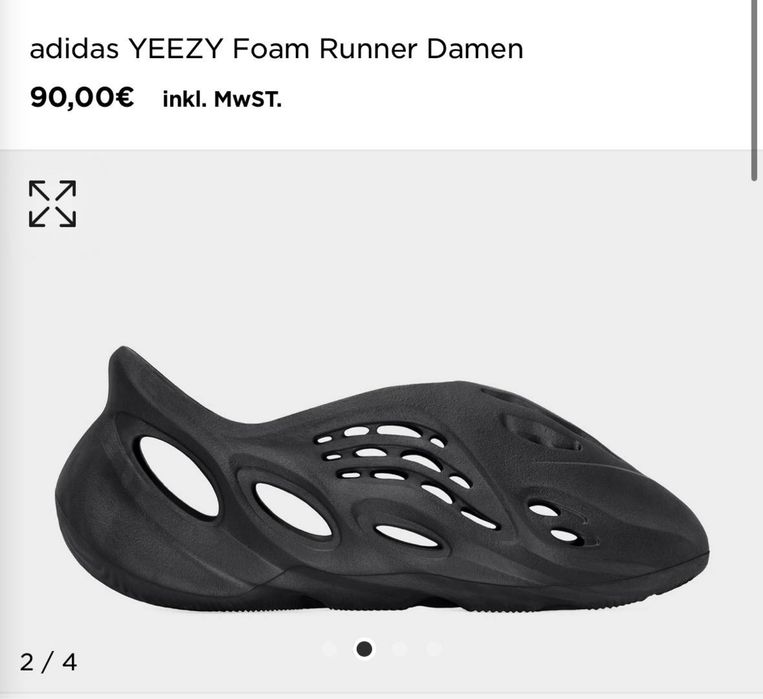 adidas YEEZY Foam Runner графіт ОРИГІНАЛ