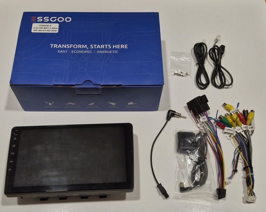 Radio samochodowe Android 9 cali Auto  Navi Bt Kamera Uniwersalna stacja multimedialna nawigacja samochodowa GPS