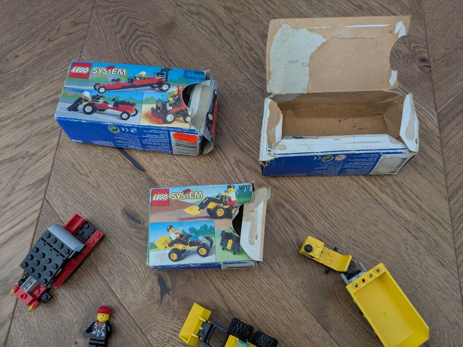 Mix lego i pudełka zestawy Vintage PRL z Pewexu 6538, 6535, 6512