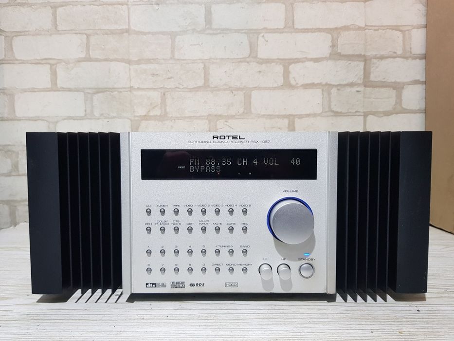 Р-В! Топ! 7.1AV ресивер Rotel RSX-1067 7×120Вт,20Кг! б/у з Німеччини
