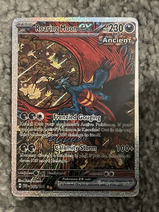 Roaring Moon ex Carta Pokémon