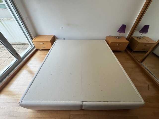 Cama de Casal SOMMIER King Size 180 x 200 + Colchão