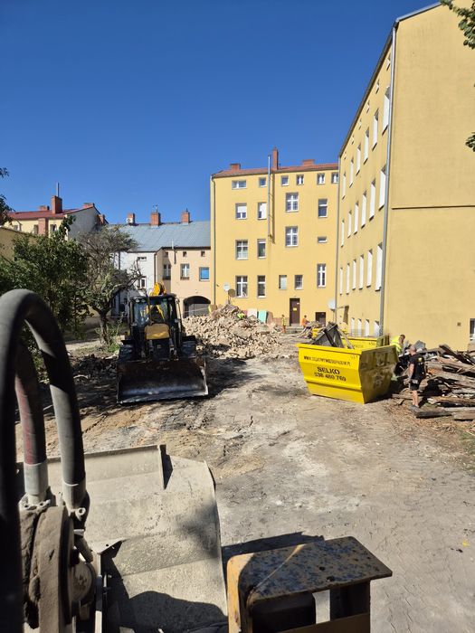 Wyburzenia rozbiórki budynków wywóz gruzu śmieci,roboty ziemne