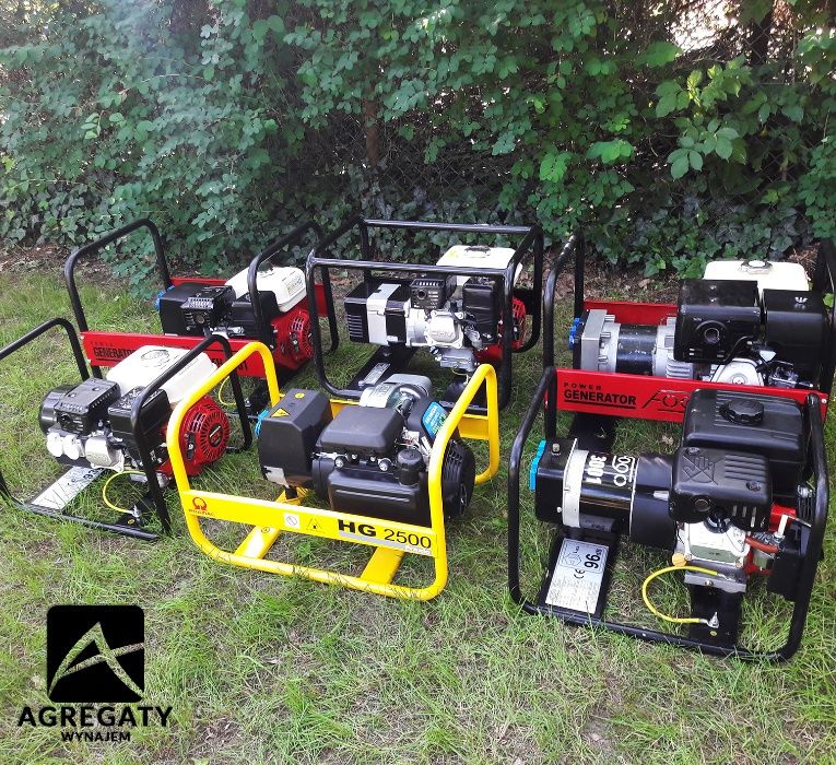 Agregat prądotwórczy, generator prądu, agregat na budowę, remont