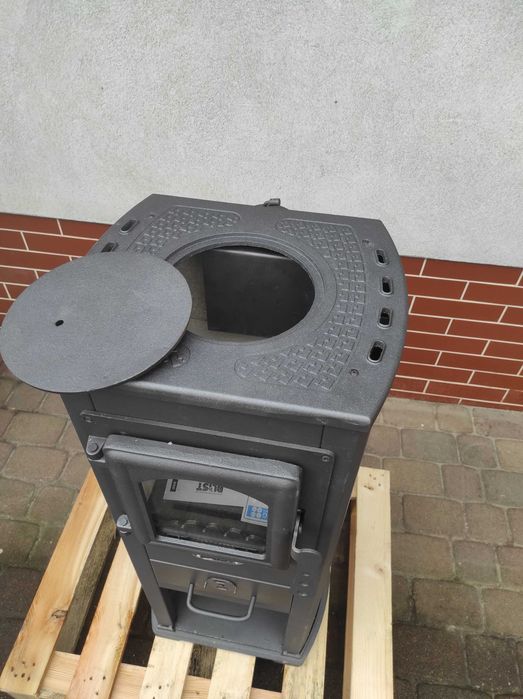 Piec stalowy kominek wolnostojący BLIST Ekonomik Lux / BERNA LUX 5,3 kW