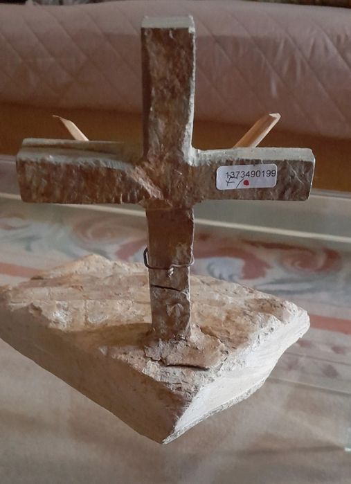 Escultura em pedra de xisto