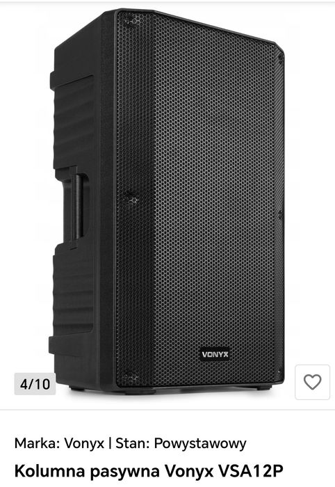 Kolumna estradowa i wzmacniacz