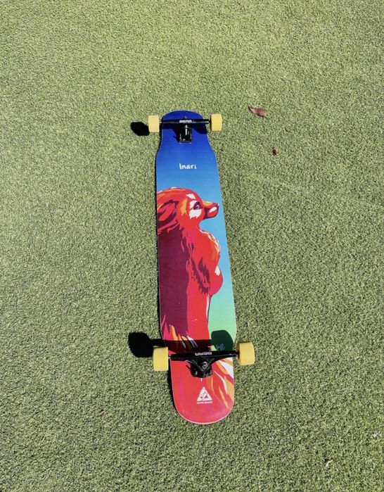 Longboard Pepper Inari 48 - Custom Fox Art - Bear Trucks - Quase Novo!