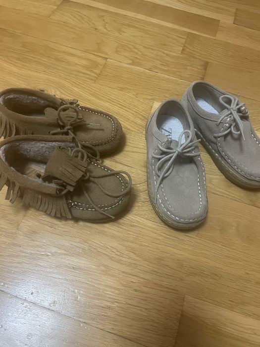 Zara туфлі ботінки черевички лофери шкіряні