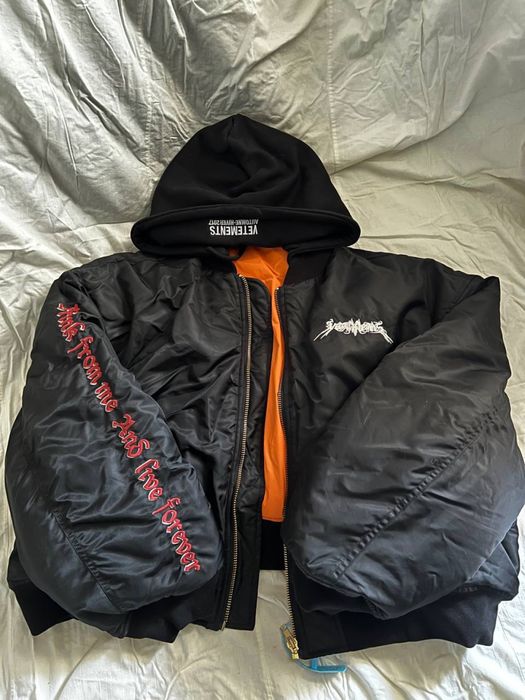 Бомбер VETEMENTS Total Fucking Darkness Bomber - НОВЫЙ!