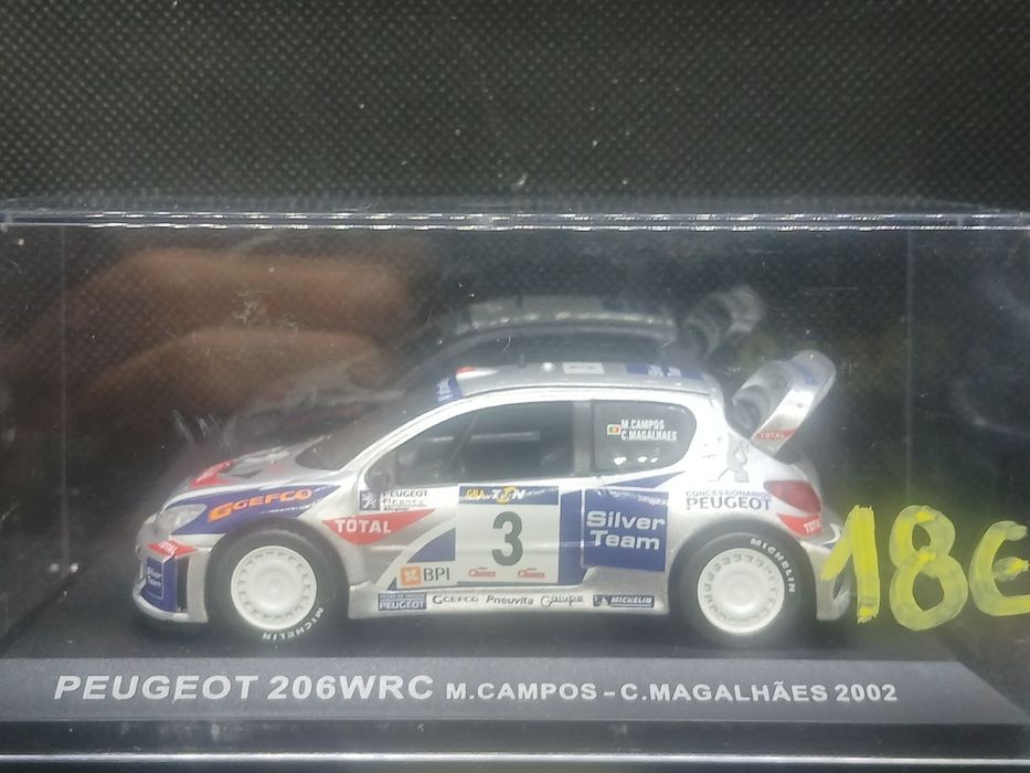 Miniaturas  1:43 Peugeot 206 8 modelos diferentes