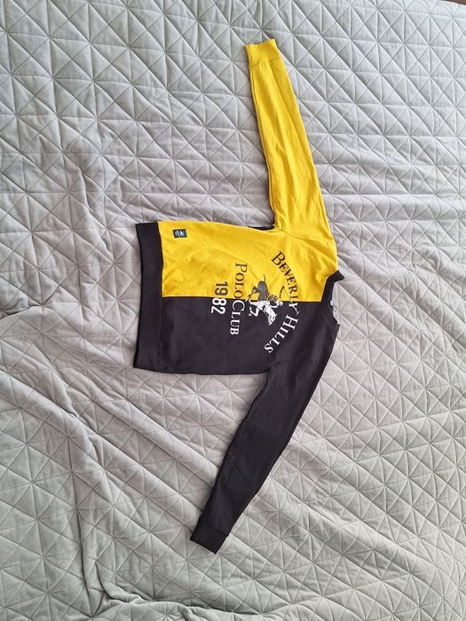 Кофта поло чорно-жовта дитяча