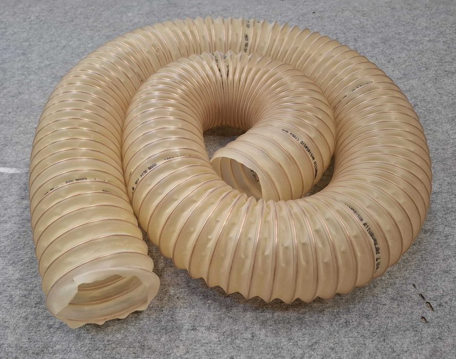 Wąż do odciągu wiórów 150mm, 270cm, rura spiro, antystatyczny
