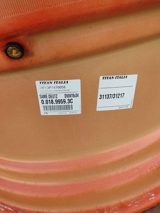 Vendo jantes 34" Deutz pela melhor oferta