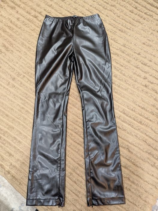 Andre Tan шкіряні лосини брюки штани теплі утеплені zara