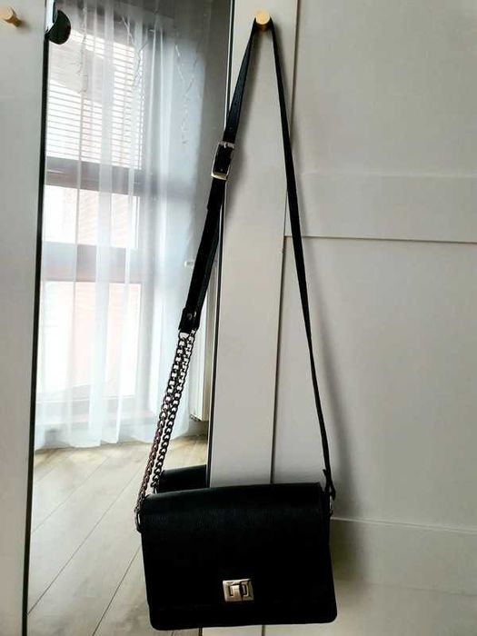 Torebka listonoszka skóra naturalna Ryłko