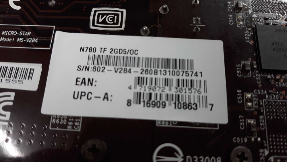 ASUS - GTX760 dc2Oc 2G DDR5 DVI / HDMI