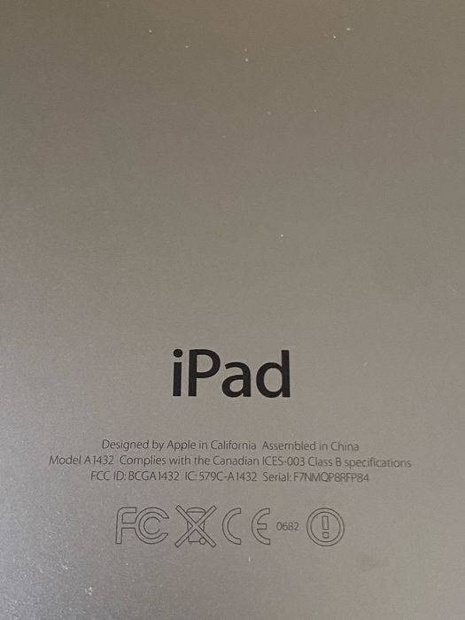 Планшет Apple iPad A1432