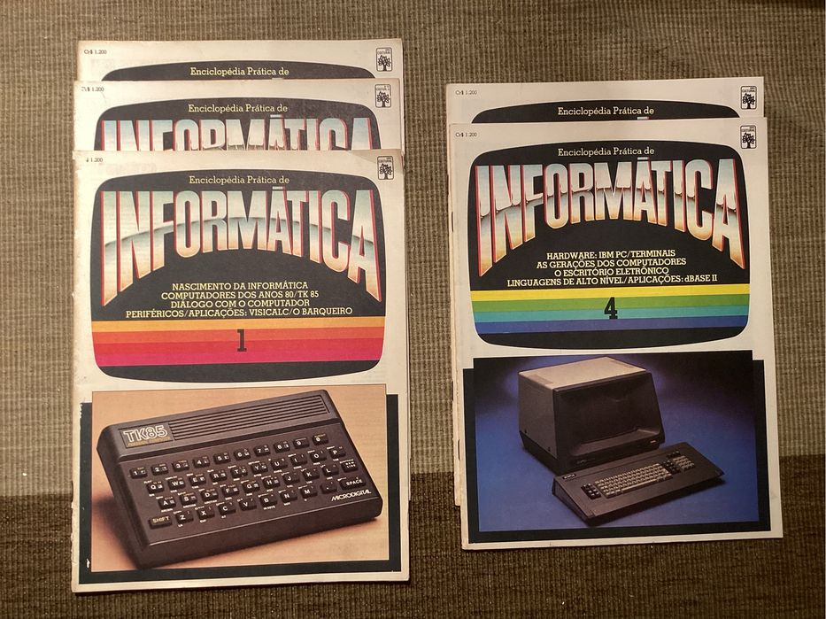 Livro Enciclopédia Prática de Informática 1984 Editora Abril Cultural