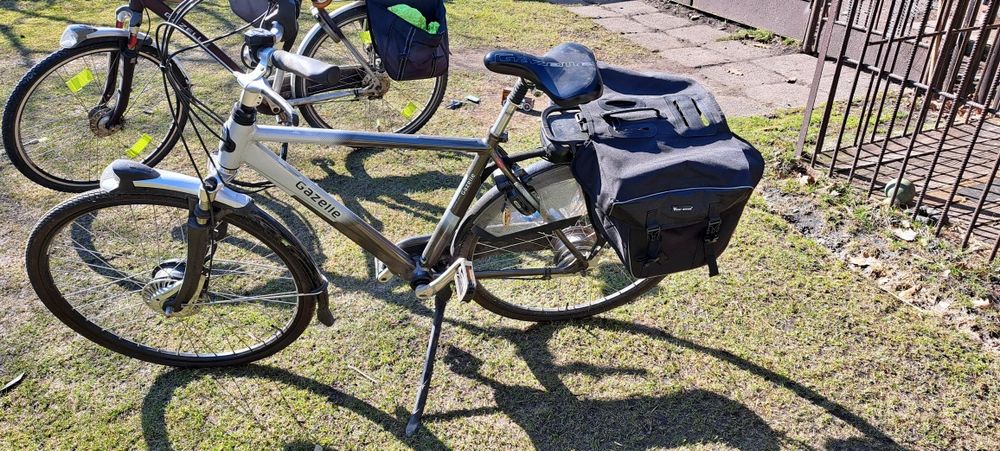 Rower gazelle oorange elektryczny męski  używany.