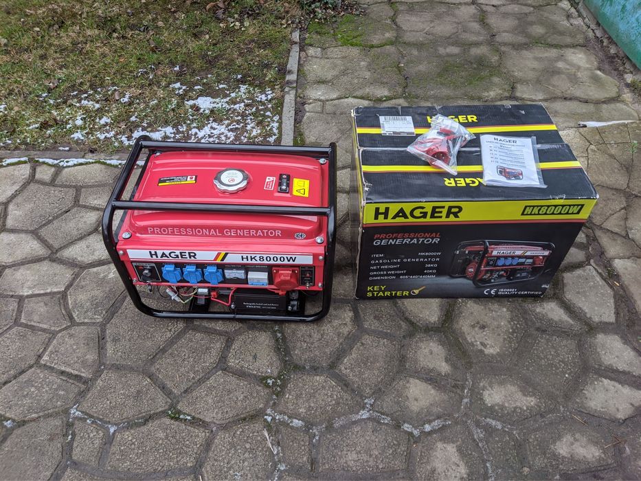 Бензогенератор Бензиновий генератор з електростартером і автозапуском