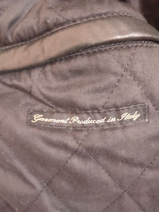 Casaco de couro Massimo Dutti