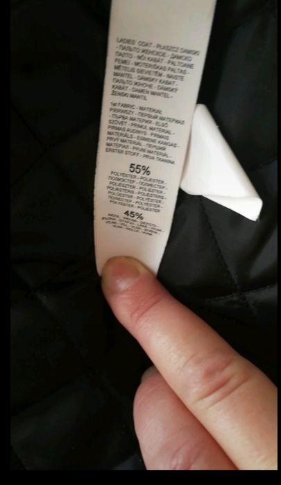 Płaszczyk  damski ocieplany