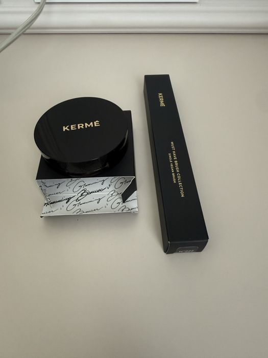 Zestaw bronzer pędzel kermè