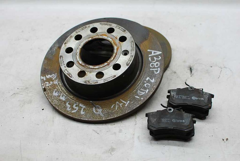 Tarcze Hamulcowe Klocki BREMBO Tył Tylne Jak Nowe Audi A3 8P 2.0 TDI
