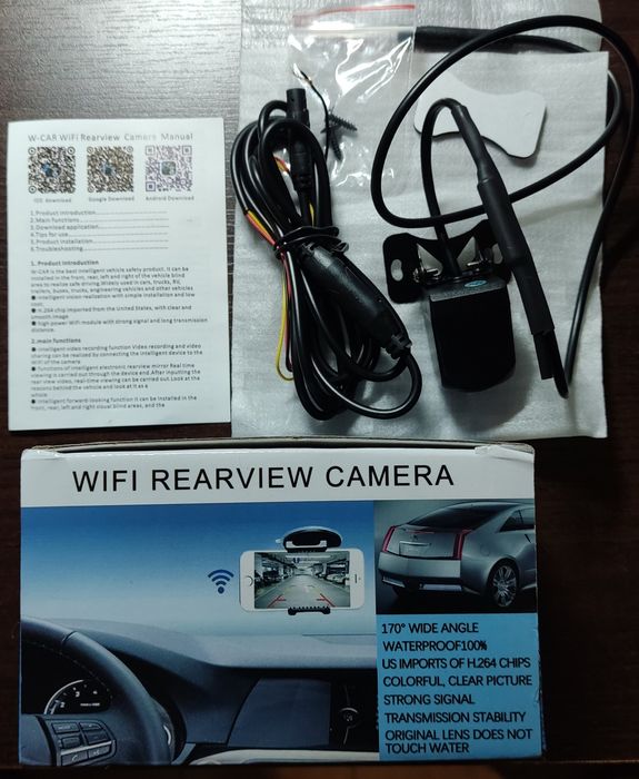 Sprzedam kamerę cofania wi-fi 720p