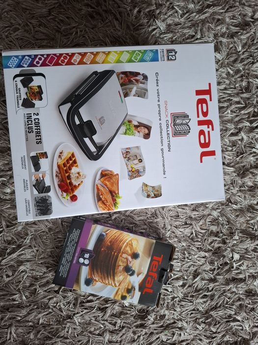 Tefal Snack Collection - opiekacz nowy + 3 płyty