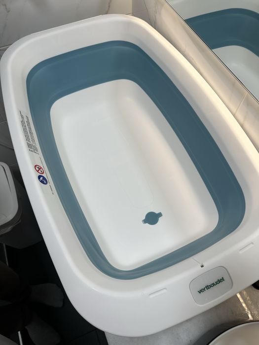 Banheira dobrável para bebe com espreguiçadeira de Vertbaudet