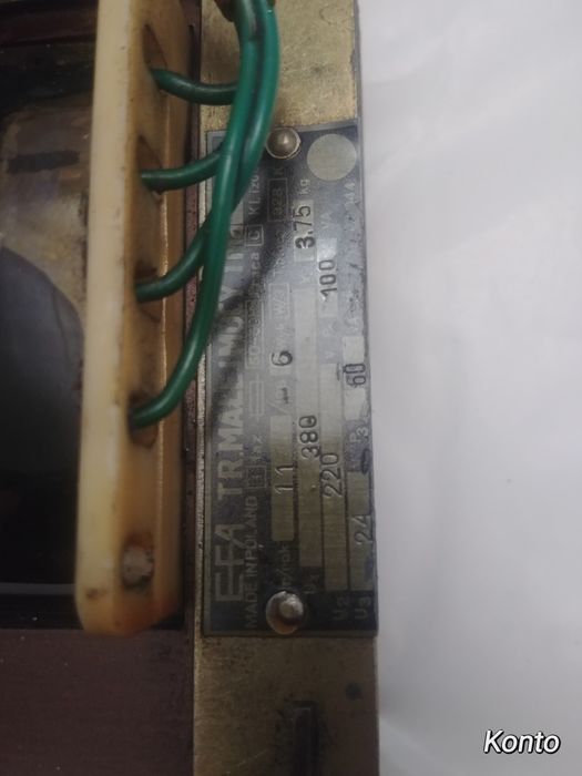 Transformator 100VA, U1-380, 220V, U2-24V