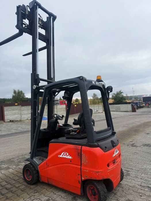 wózek widłowy elektryczny LINDE E20PH 3.80m przesuw pozycjoner 6600mtg