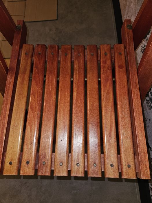 Krzeslo Aldo Jacober skladane z lat 70