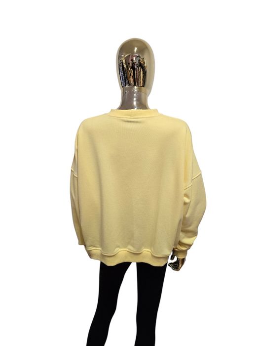 Bluza damska oversize bananowa BASIC SHORT rozmiar uniwersalny Lenoshka