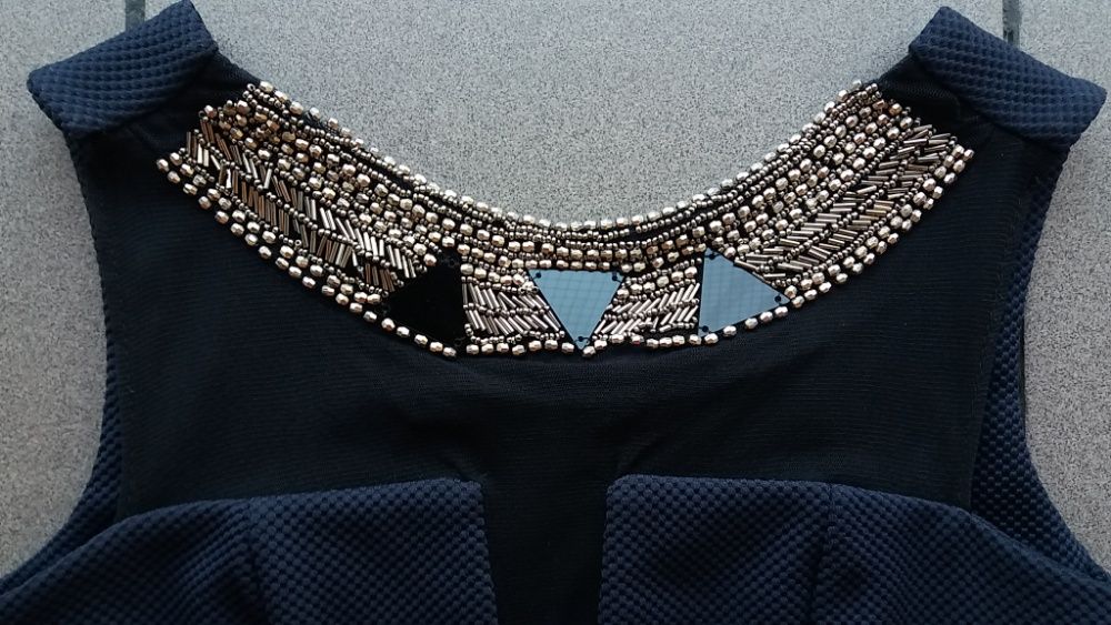 Vestido de cerimônia/Natal/Ano Novo, tam. S/36