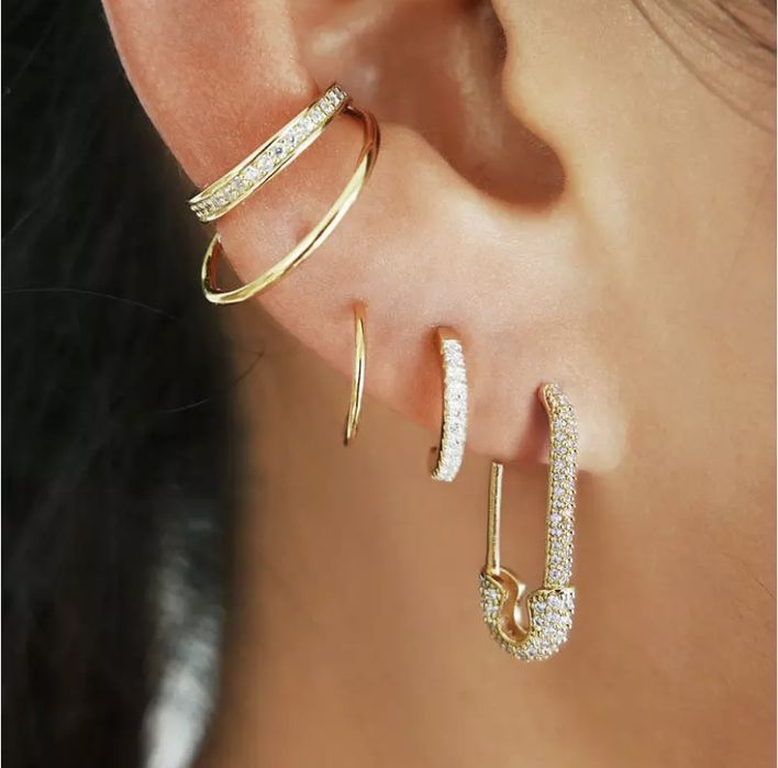 Kolczyki Safety Pin