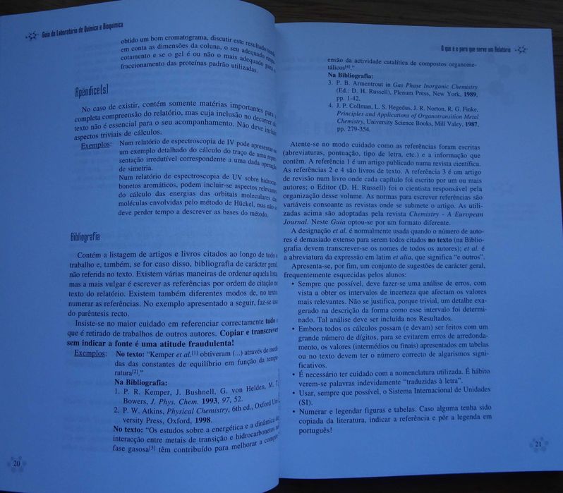 Guia do Laboratório de Química e Bioquímica