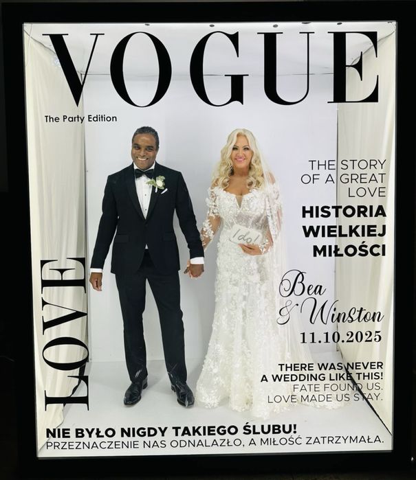 Fotobox, Fotomagazyn, Vogue, Love, fotobudka 360