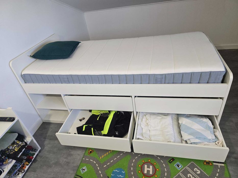 Cama solteiro ikea