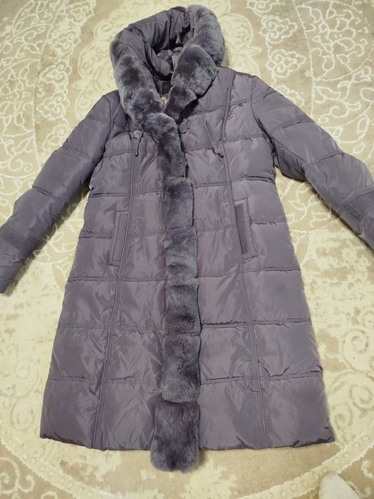 Пальто фабричне, пуховик,хутро