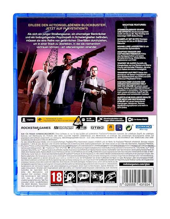 Gra PS5 Grand Theft Auto V / GTA 5