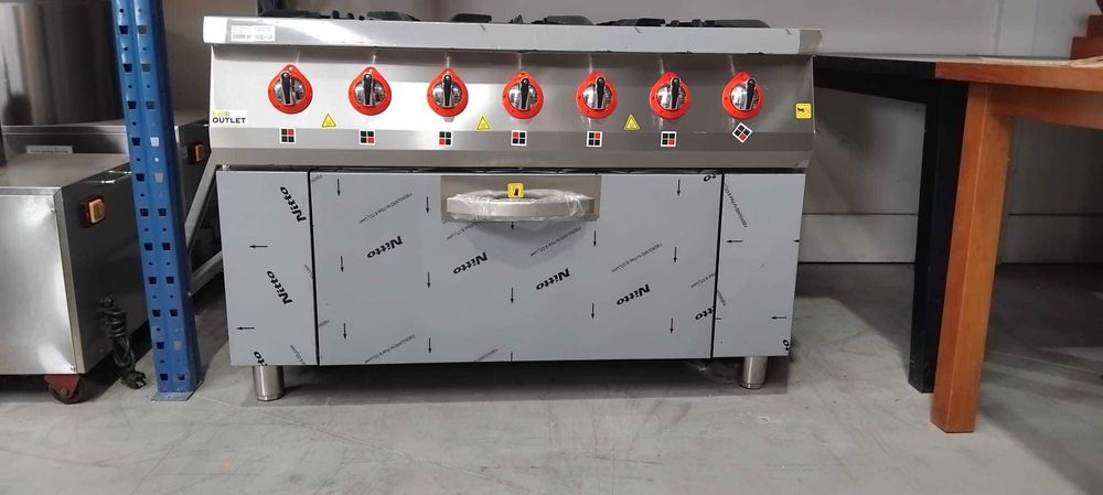 Fogão 6 Bocas + Forno a Gás - NOVO