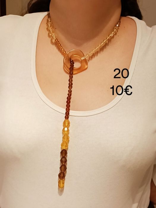 Colar único artesanato